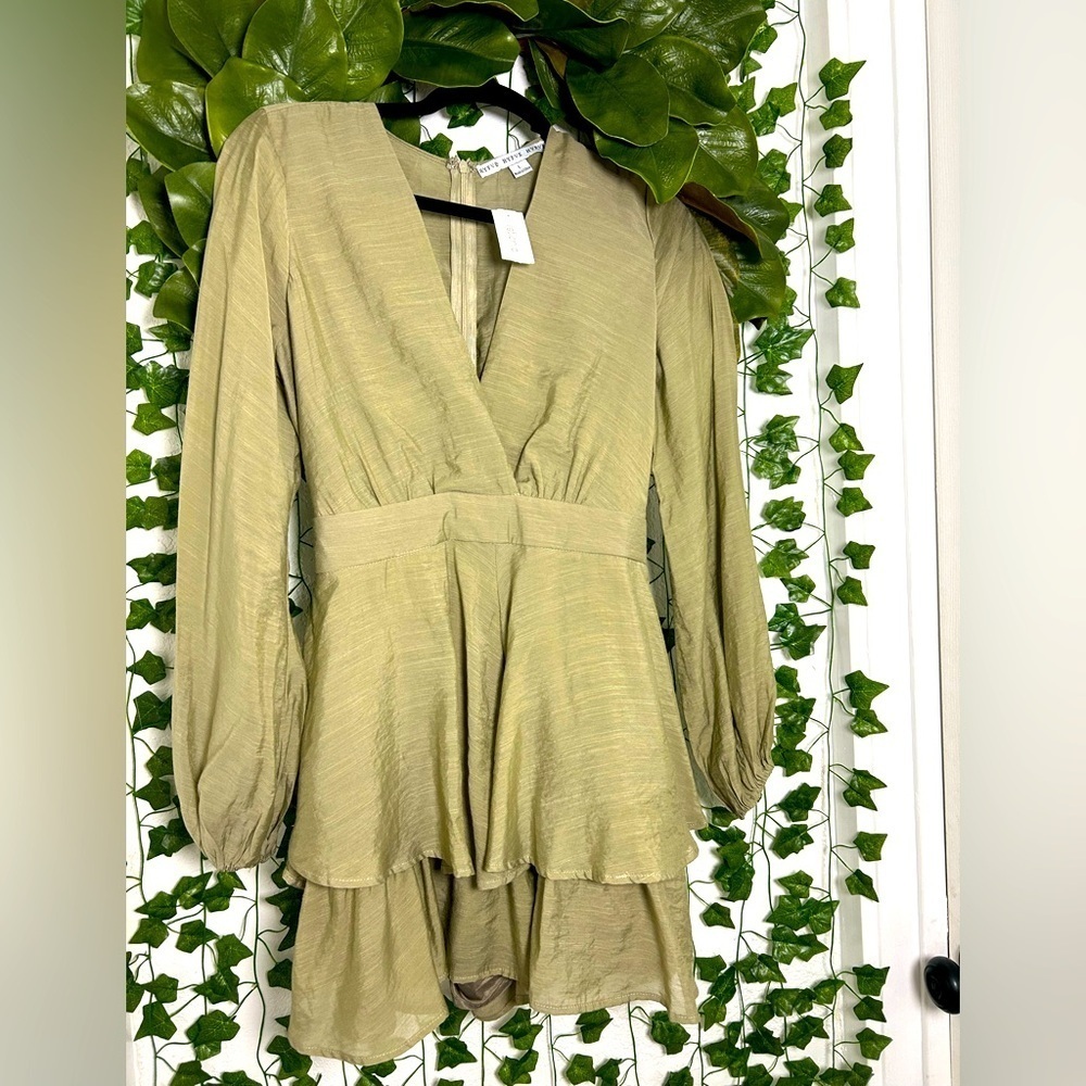 HYFVE green Long Sleeve Dress